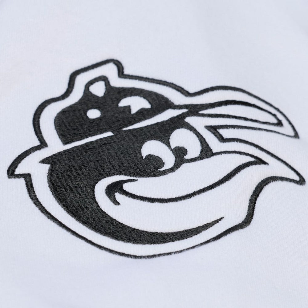 Baltimore Orioles Mitchell & Ness Cooperstown Collection Fleece Hoodie - White - Mitchell & Ness Lifestyle