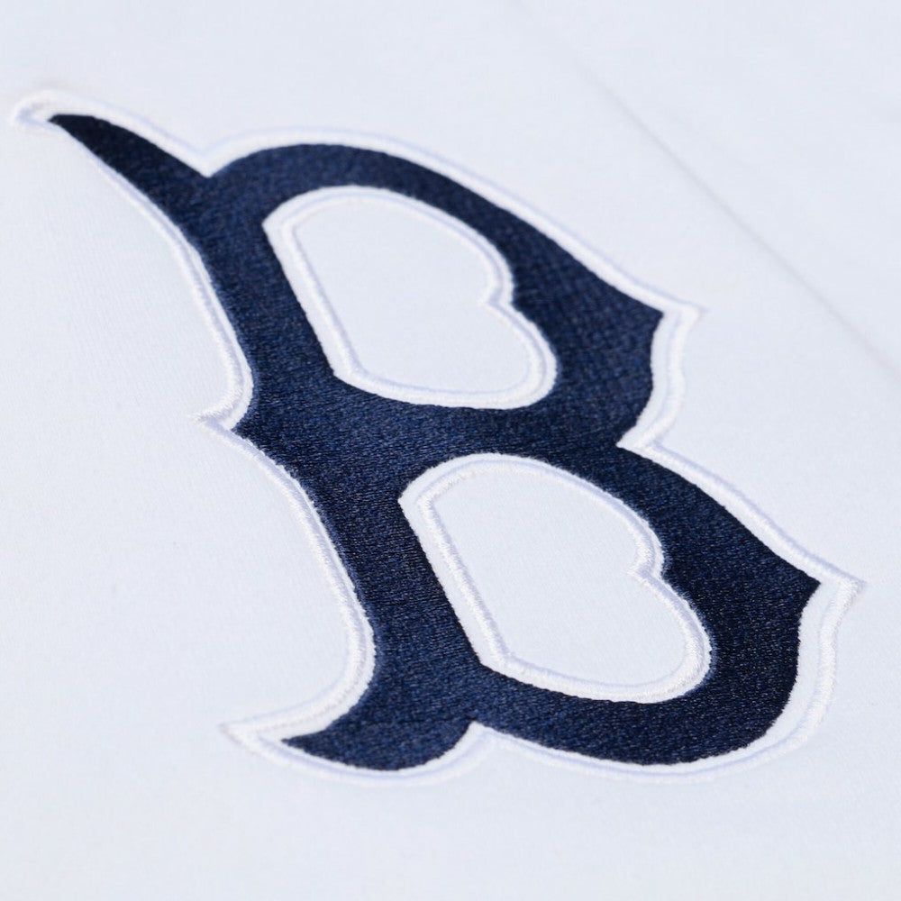 Boston Red Sox Mitchell & Ness Cooperstown Collection Fleece Hoodie - White - Mitchell & Ness Lifestyle