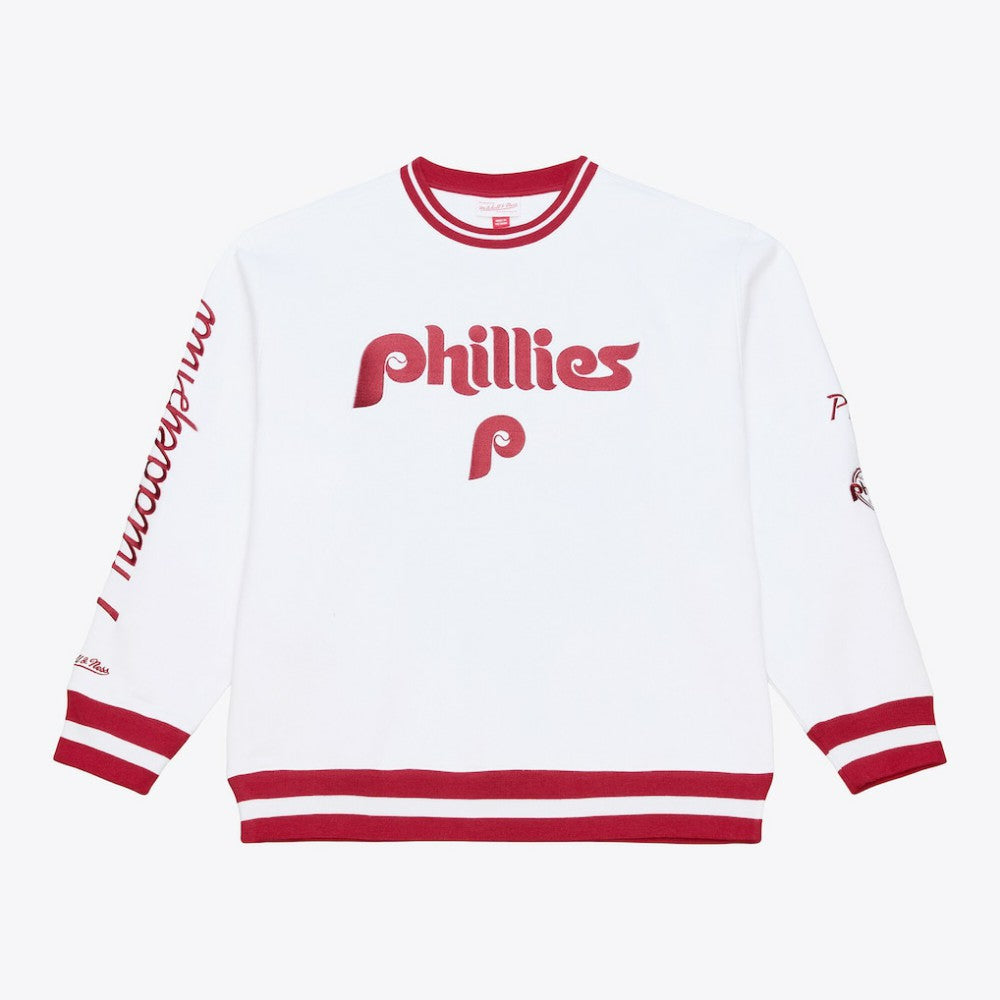 Philadelphia Phillies Mitchell & Ness Arctic Fleece Sweatshirt - White - Mitchell & Ness Discount