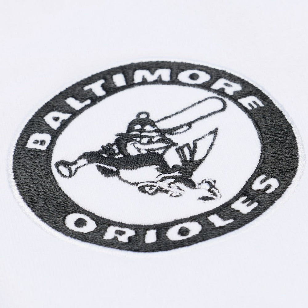 Baltimore Orioles Mitchell & Ness Arctic Fleece Sweatshirt - White - Mitchell & Ness Discount