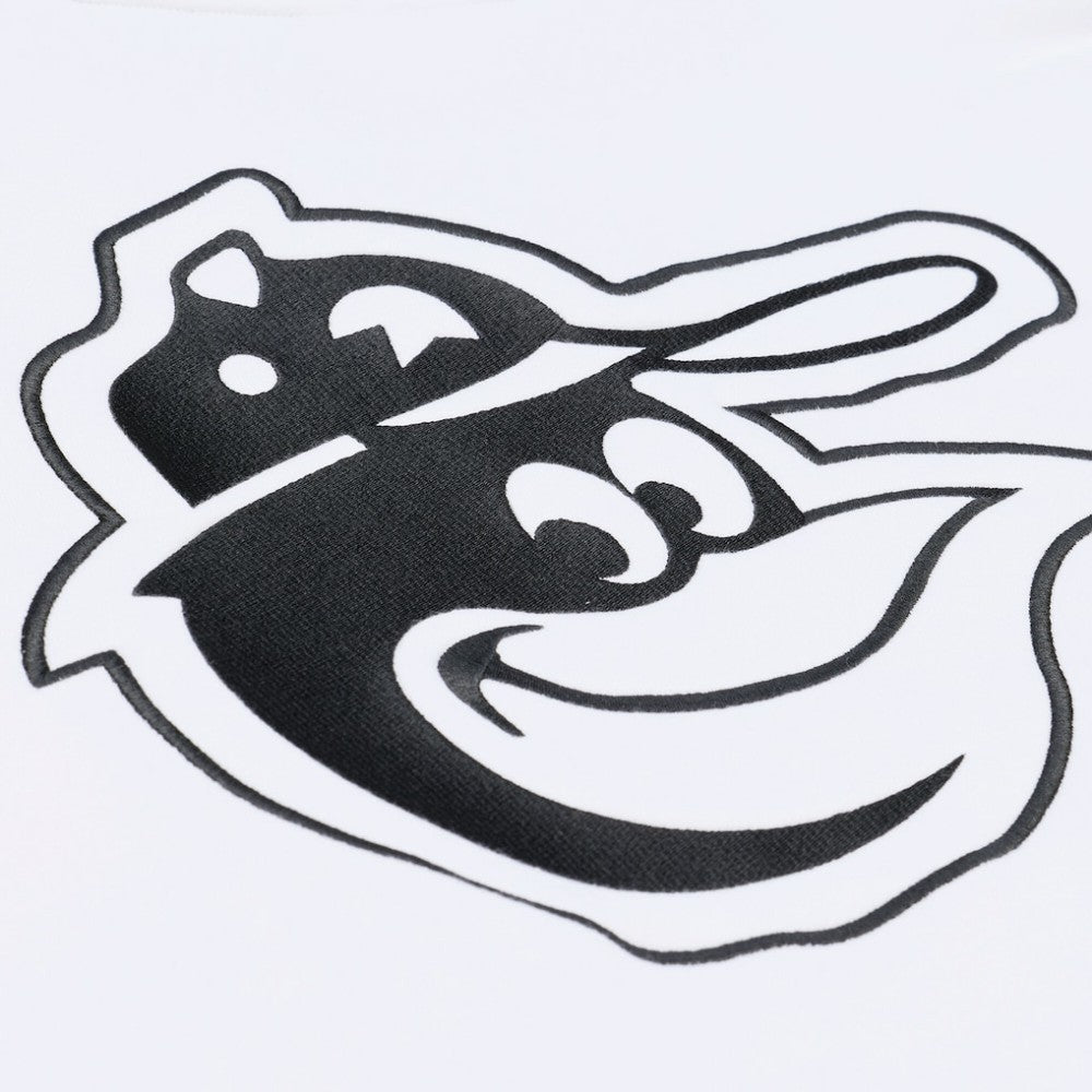 Baltimore Orioles Mitchell & Ness Arctic Fleece Sweatshirt - White - Mitchell & Ness Discount