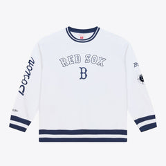 Boston Red Sox Mitchell & Ness Arctic Fleece Sweatshirt - White - Mitchell & Ness Online
