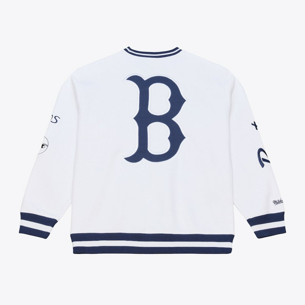 Boston Red Sox Mitchell & Ness Arctic Fleece Sweatshirt - White - Mitchell & Ness Online