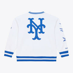 New York Mets Mitchell & Ness Arctic Fleece Sweatshirt - White - Mitchell & Ness Discount