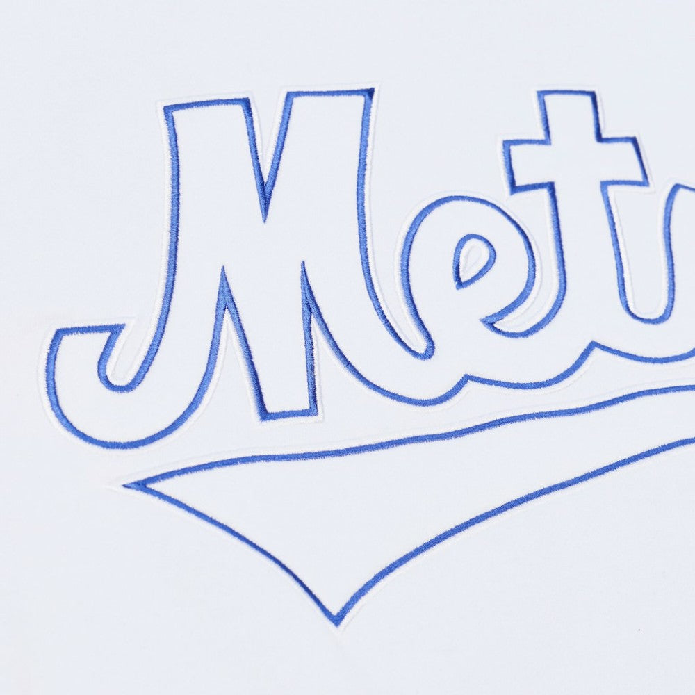 New York Mets Mitchell & Ness Arctic Fleece Sweatshirt - White - Mitchell & Ness Discount