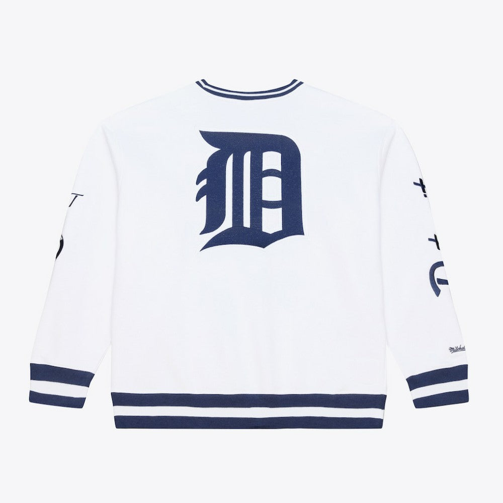 Detroit Tigers Mitchell & Ness Arctic Fleece Sweatshirt - White - Mitchell & Ness Sale
