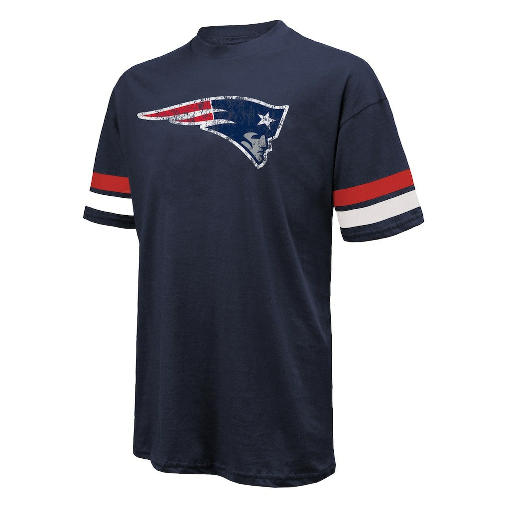 Drake Maye New England Patriots Majestic Threads Oversized T-Shirt Navy