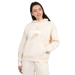 Dallas Cowboys Starter Women's Pastels Relaxed Travel Hoodie Cream