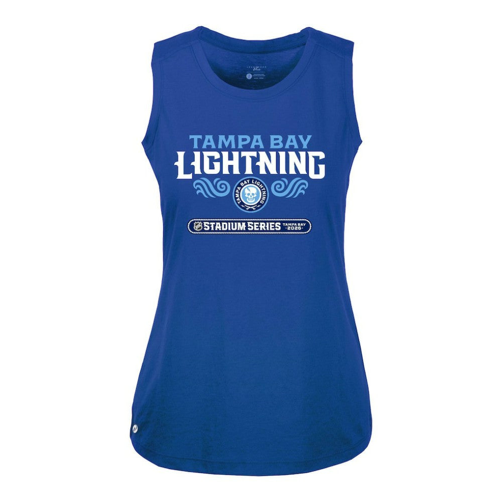 Tampa Bay Lightning Levelwear Women's 2026 NHL Stadium Series Macy Tank Top - Blue - NHL 203659136