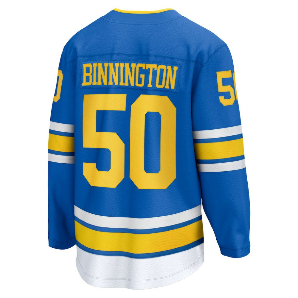 Jordan Binnington St. Louis Blues Fanatics Home Breakaway Jersey - Blue - NHL 203661359