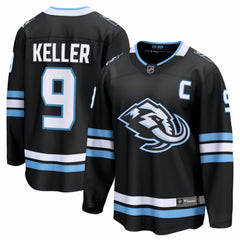 Clayton Keller Utah Mammoth Fanatics Home Breakaway Jersey - Black - NHL 203661361