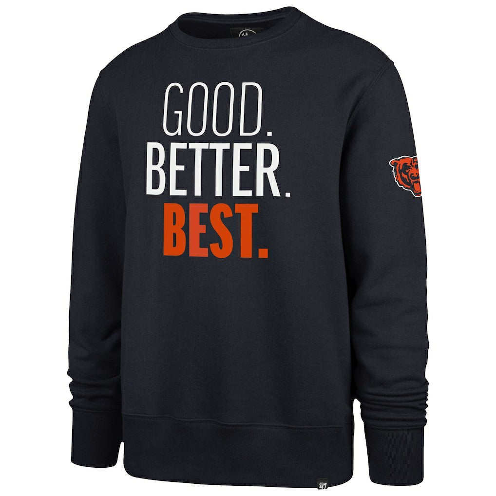47 brand Chicago Bears '47 Good. Better. Best. Headline Sweatshirt Navy