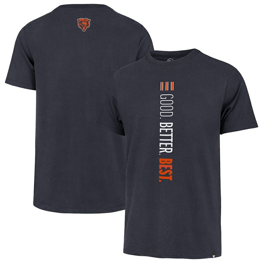 47 brand Chicago Bears '47 Good. Better. Best. Franklin T-Shirt Navy
