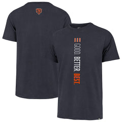 47 brand Chicago Bears '47 Good. Better. Best. Franklin T-Shirt Navy