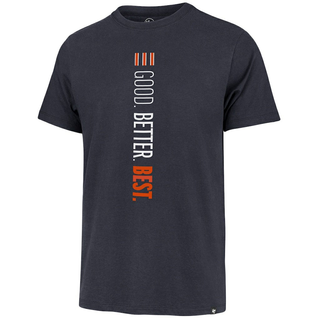 47 brand Chicago Bears '47 Good. Better. Best. Franklin T-Shirt Navy