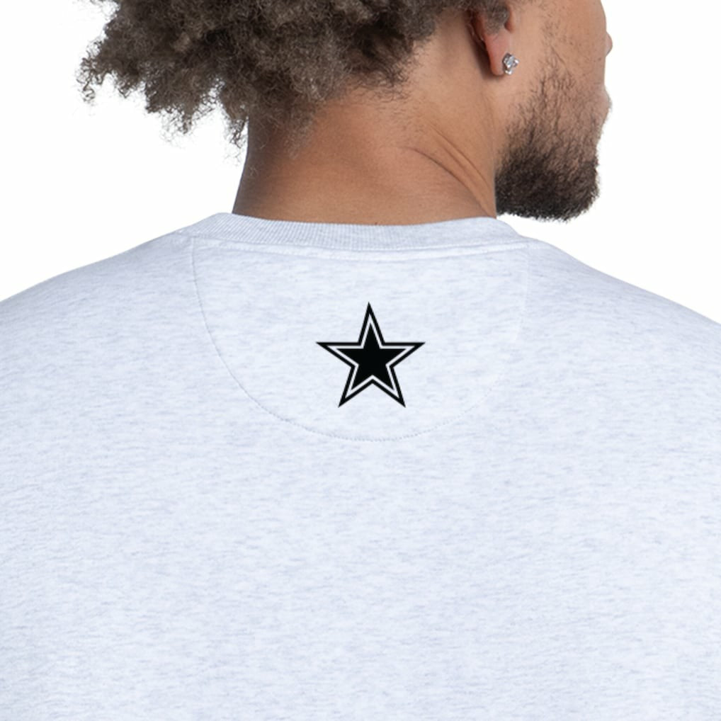 Dallas Cowboys Starter Faceoff Fleece Sweatshirt Ash
