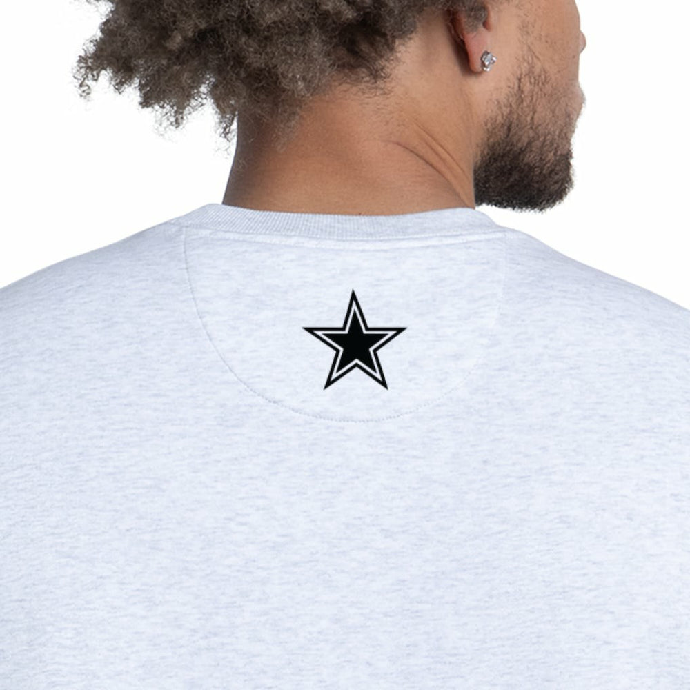 Dallas Cowboys Starter Faceoff Fleece Sweatshirt Ash