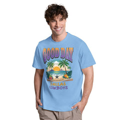 Dallas Cowboys Margaritaville Good Day T-Shirt Light Blue
