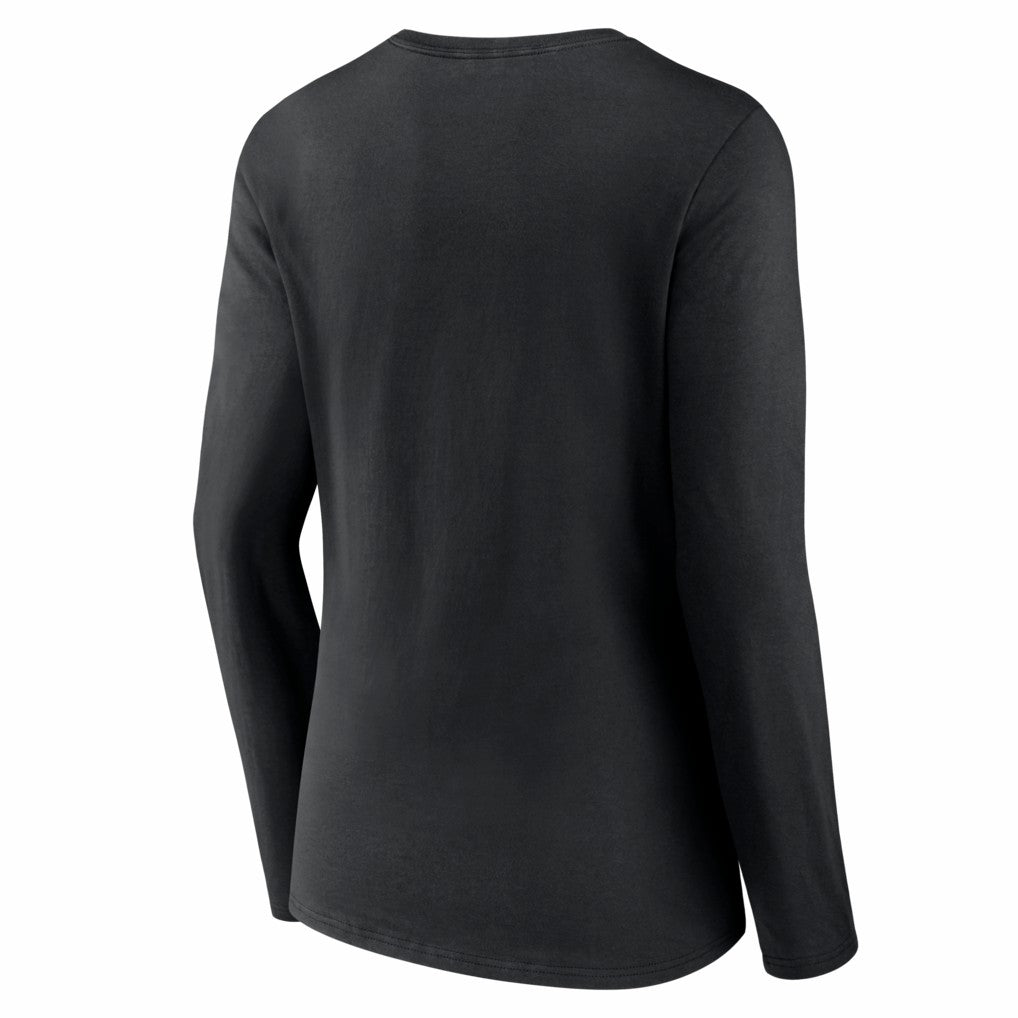 Arizona Cardinals Women's Hustle Long Sleeve V-Neck T-Shirt Black