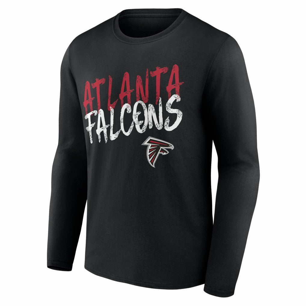 Atlanta Falcons Hustle Long Sleeve T-Shirt Black