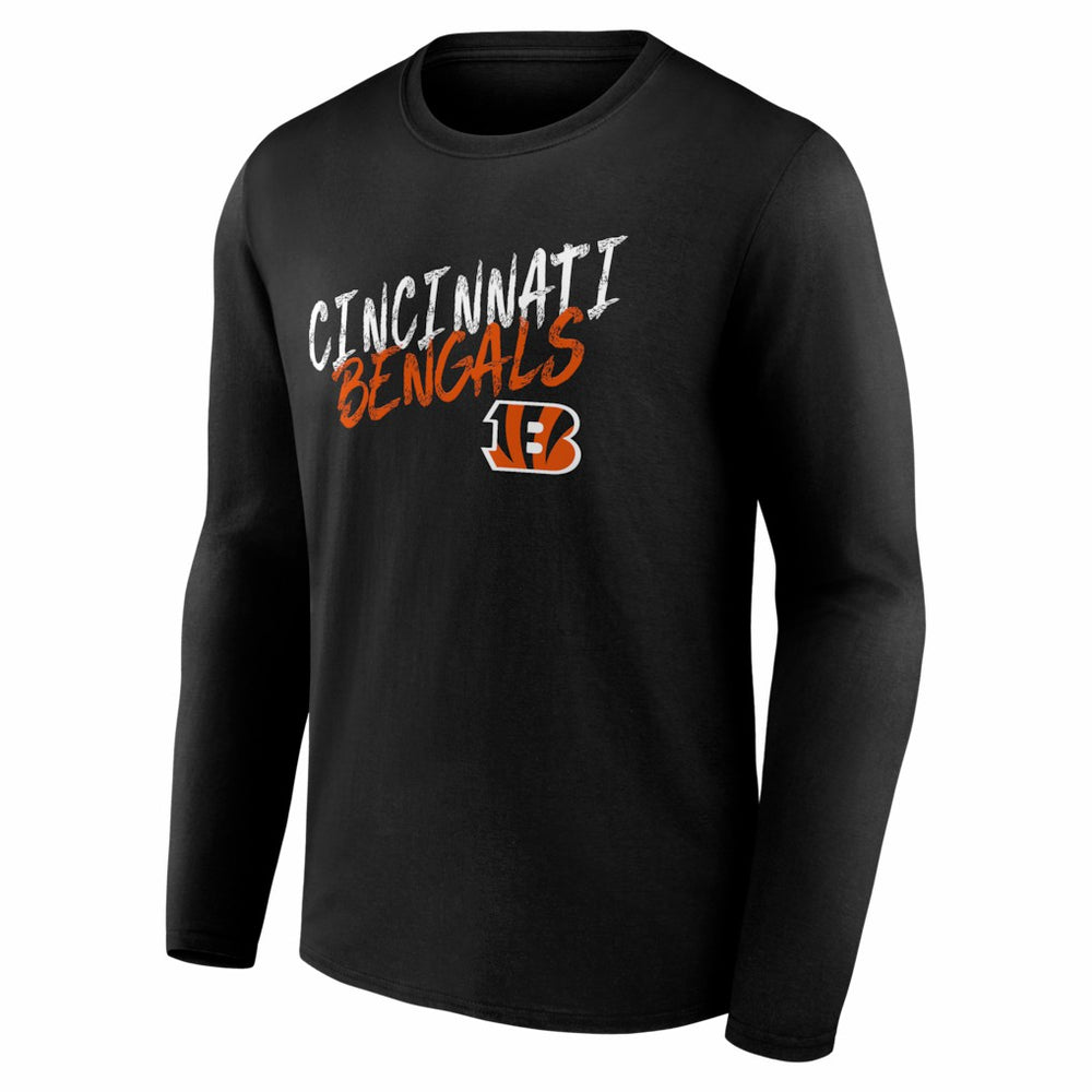 Cincinnati Bengals Hustle Long Sleeve T-Shirt Black