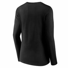 Cincinnati Bengals Women's Hustle Long Sleeve V-Neck T-Shirt Black