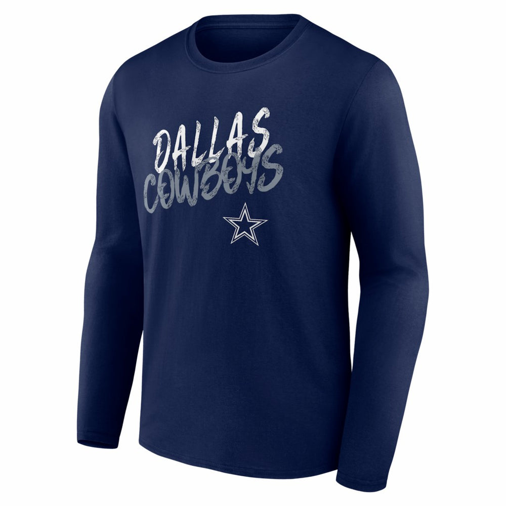 Dallas Cowboys Hustle Long Sleeve T-Shirt Navy