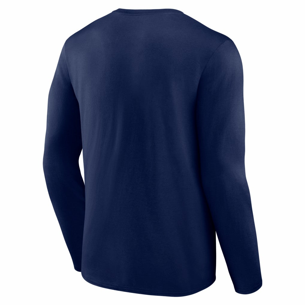 Denver Broncos Hustle Long Sleeve T-Shirt Navy