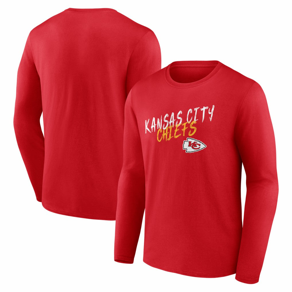 Kansas City Chiefs Hustle Long Sleeve T-Shirt Red
