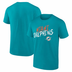 Miami Dolphins Hustle T-Shirt Aqua