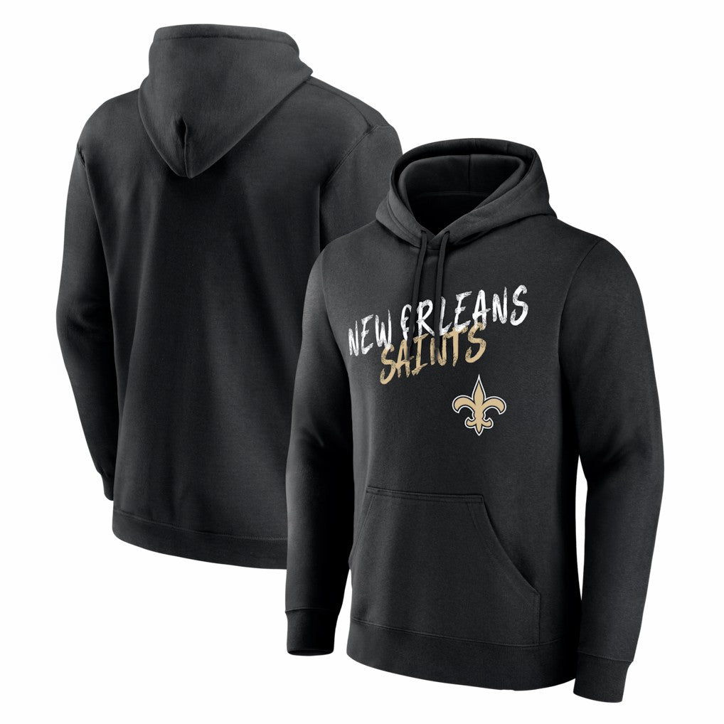 New Orleans Saints Hustle Hoodie Black