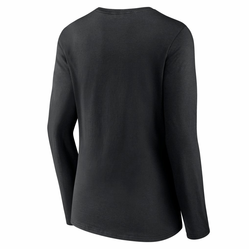 New York Jets Women's Hustle Long Sleeve V-Neck T-Shirt Black