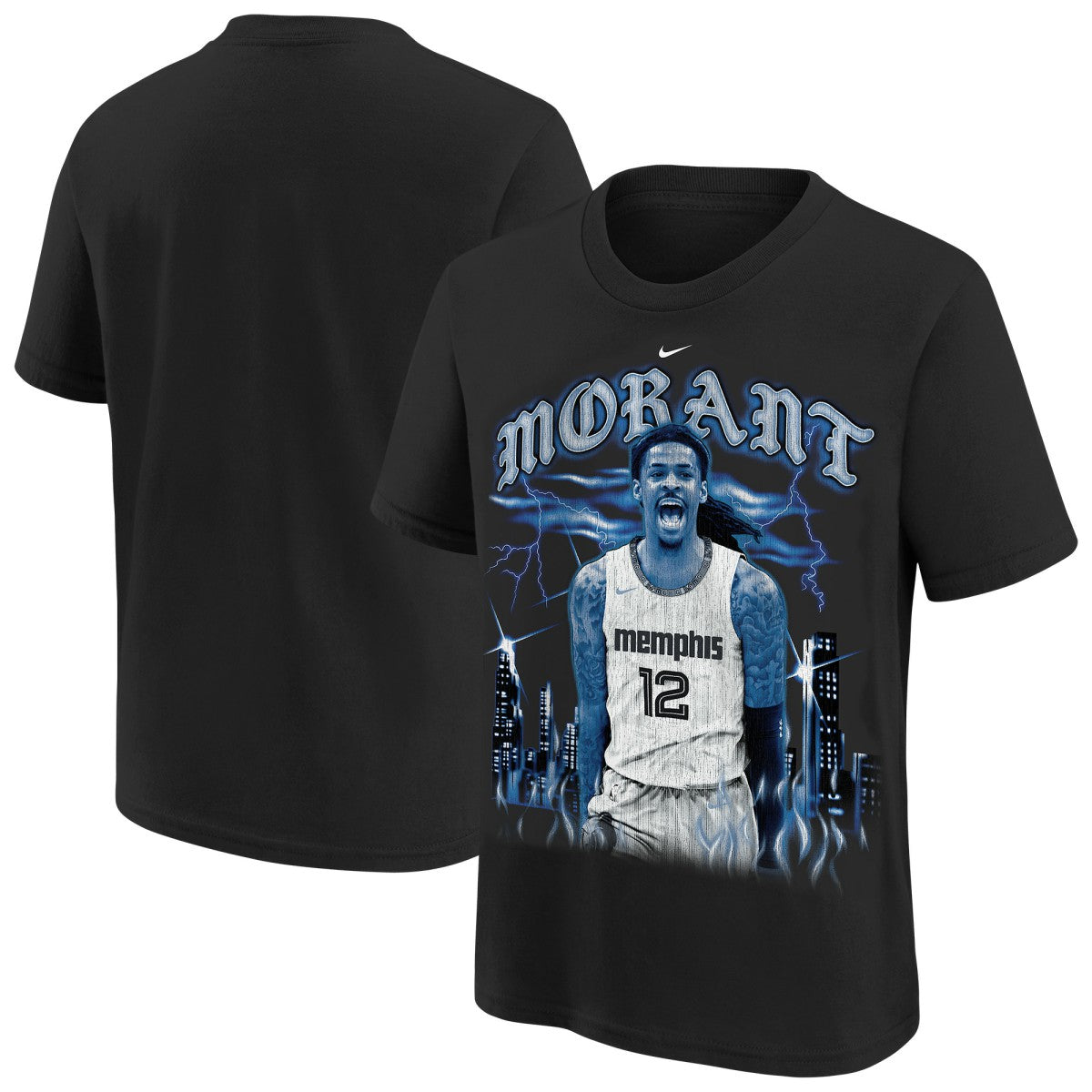Ja Morant Memphis Grizzlies Youth City Edition Player T-Shirt Black | Nike discount