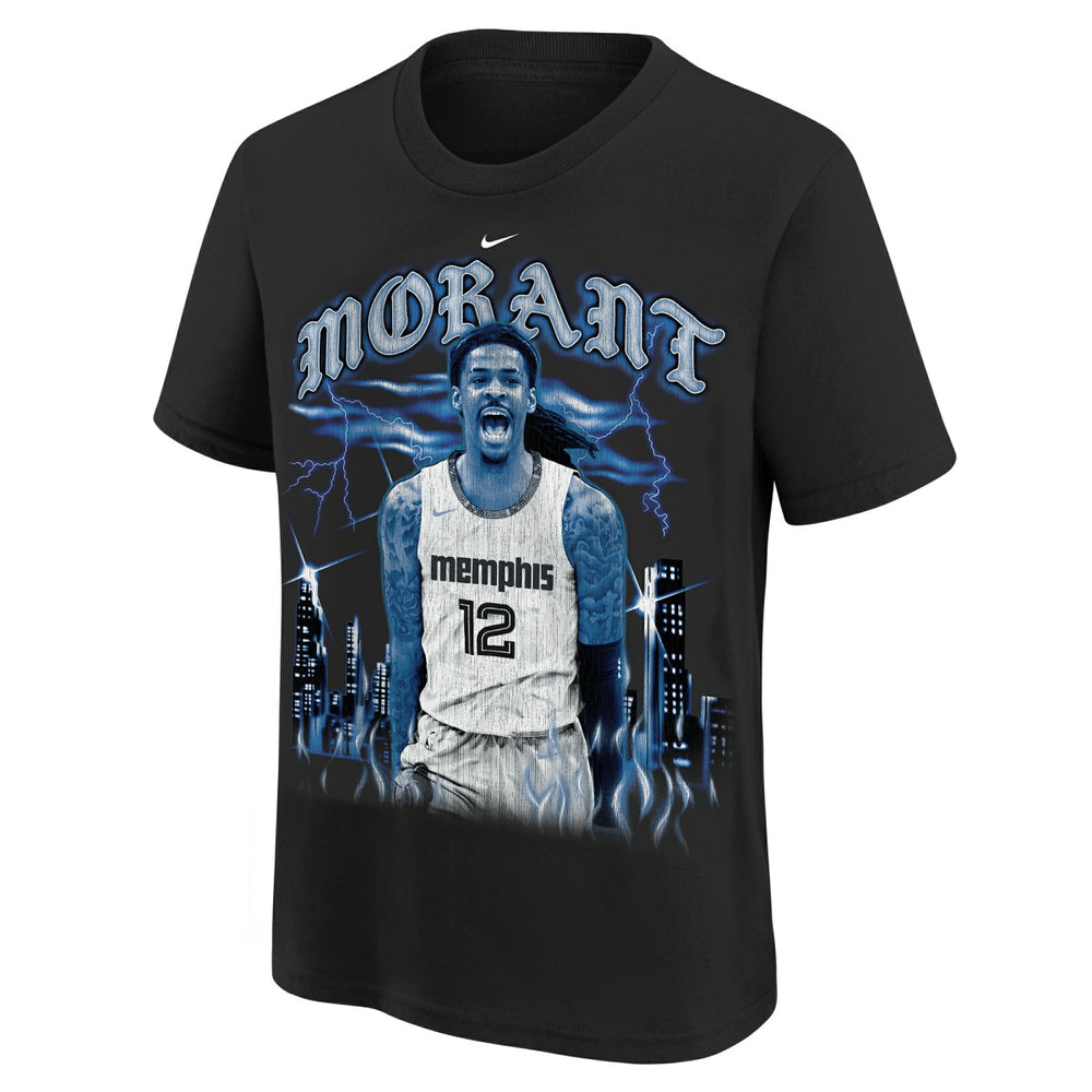 Ja Morant Memphis Grizzlies Youth City Edition Player T-Shirt Black | Nike discount