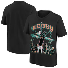 Victor Wembanyama San Antonio Spurs Youth City Edition Player T-Shirt Black | Nike US