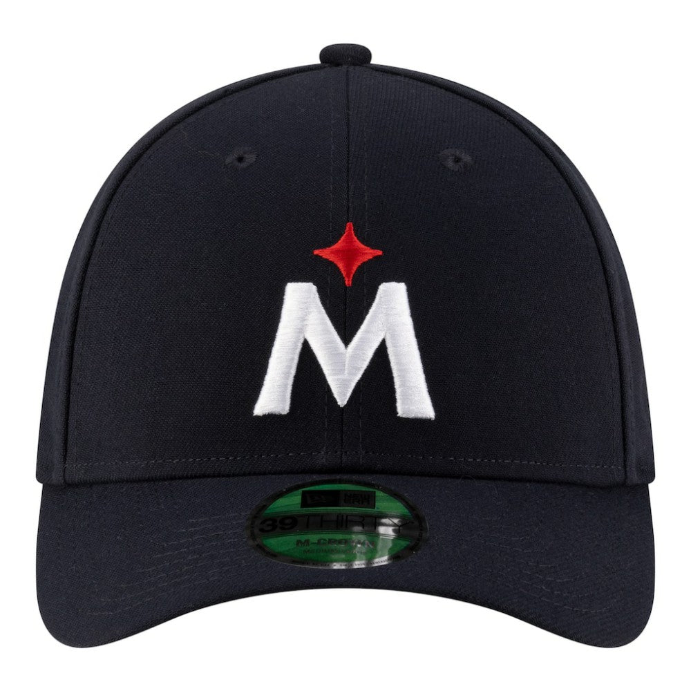 Minnesota Twins New Era Player Replica 39THIRTY M-Crown Flex Hat - Navy - New Era Sale
