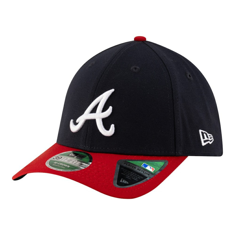Atlanta Braves New Era Player Replica 39THIRTY M-Crown Flex Hat - Navy - New Era Sale
