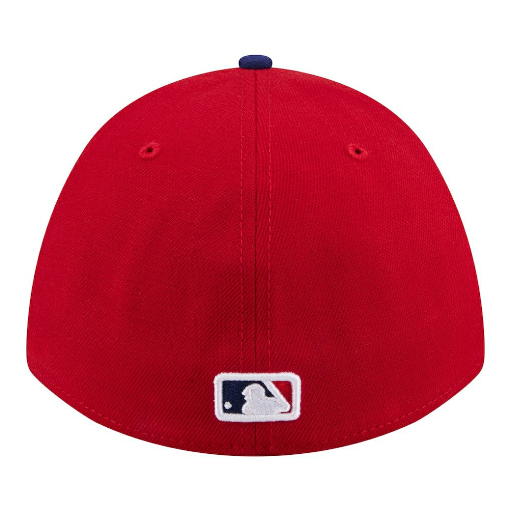 Philadelphia Phillies New Era Player Replica 39THIRTY M-Crown Flex Hat - Red - New Era Discount