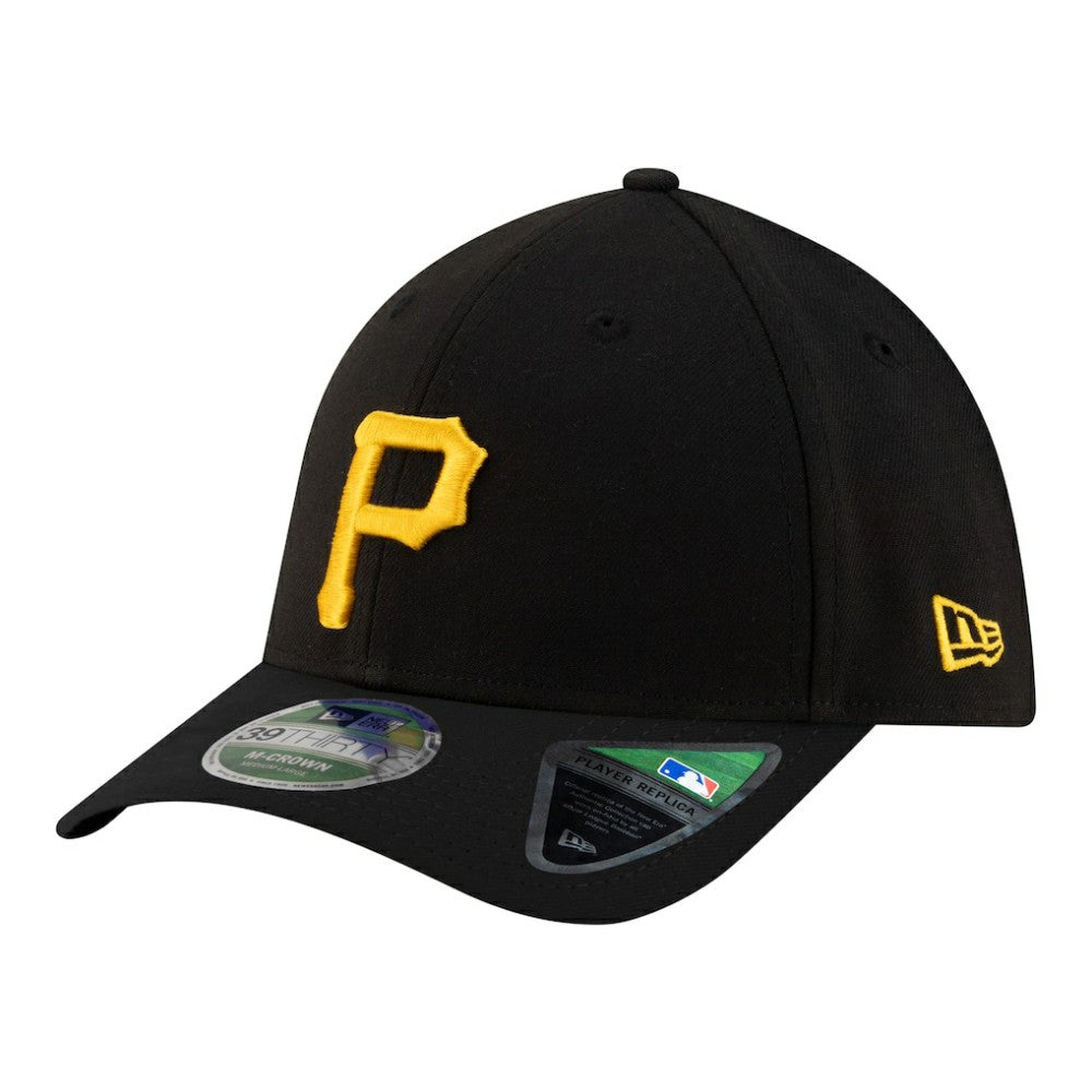 Pittsburgh Pirates New Era Player Replica 39THIRTY M-Crown Flex Hat - Black - New Era Sale