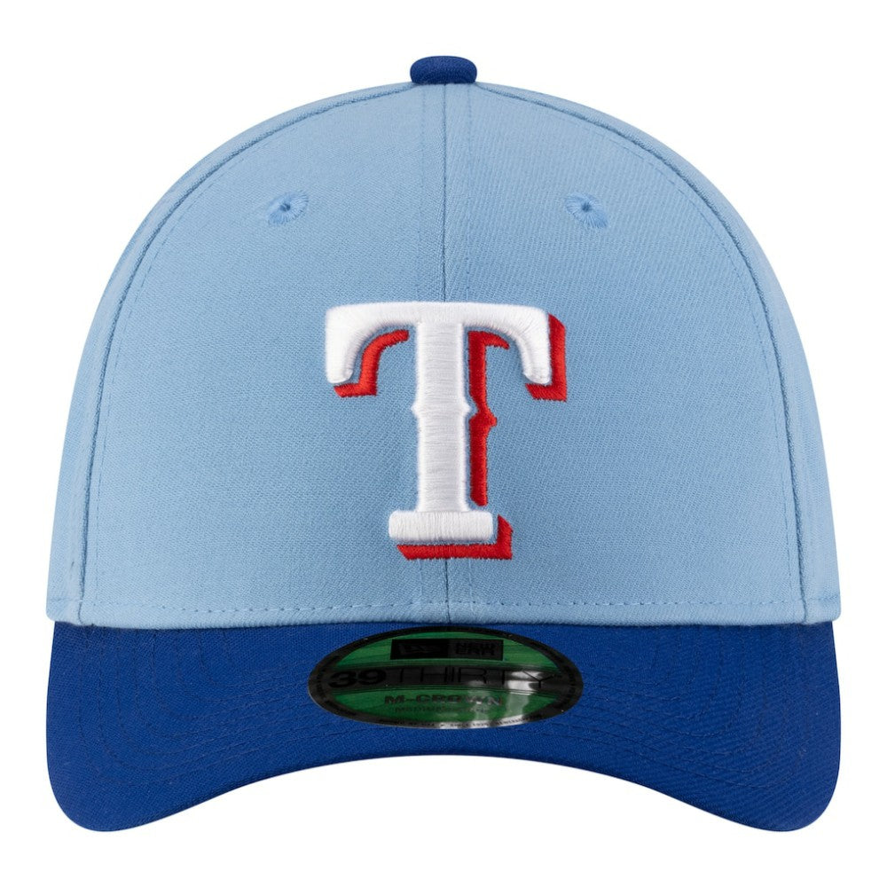 Texas Rangers New Era Player Replica 39THIRTY M-Crown Flex Hat - Light Blue - New Era Sale