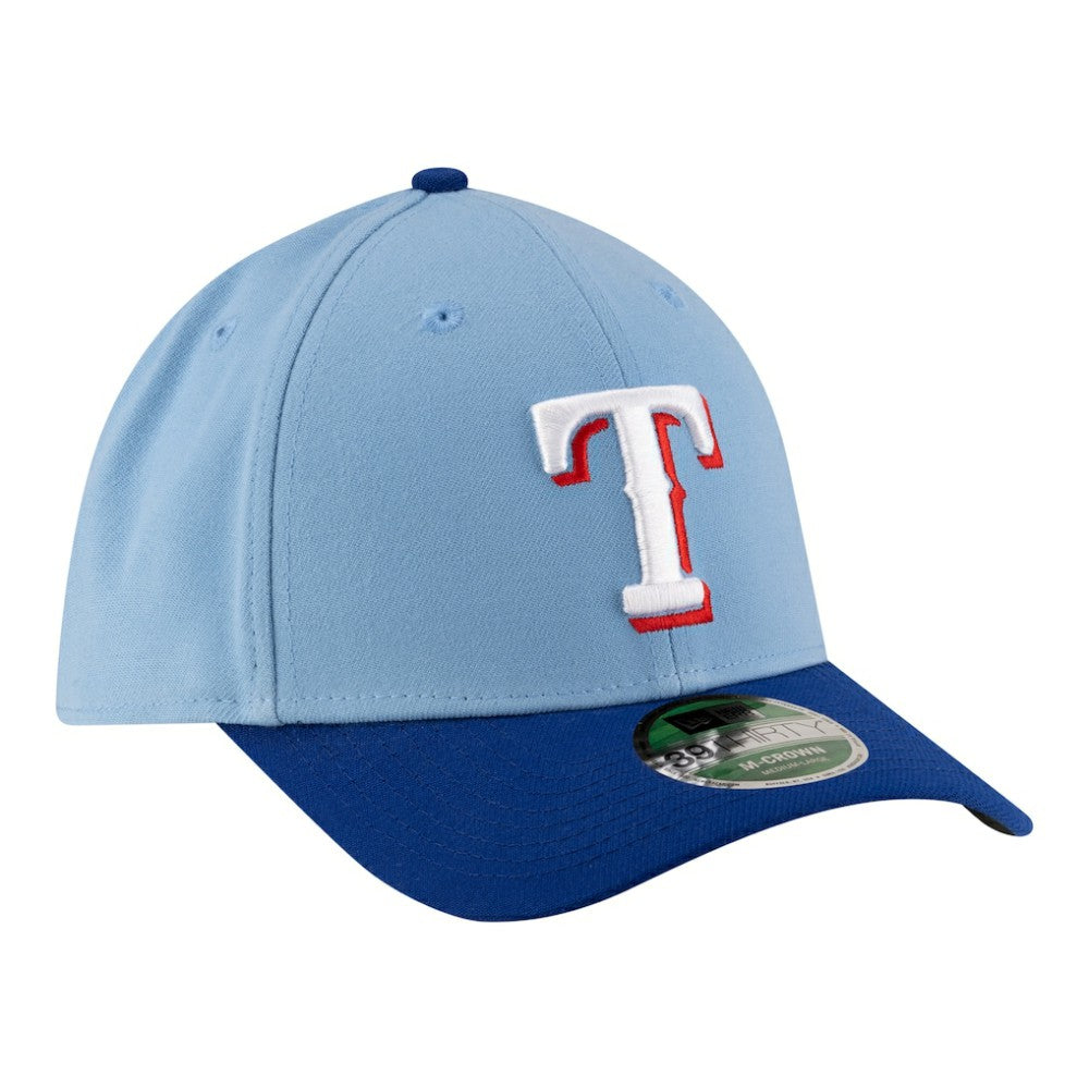 Texas Rangers New Era Player Replica 39THIRTY M-Crown Flex Hat - Light Blue - New Era Sale