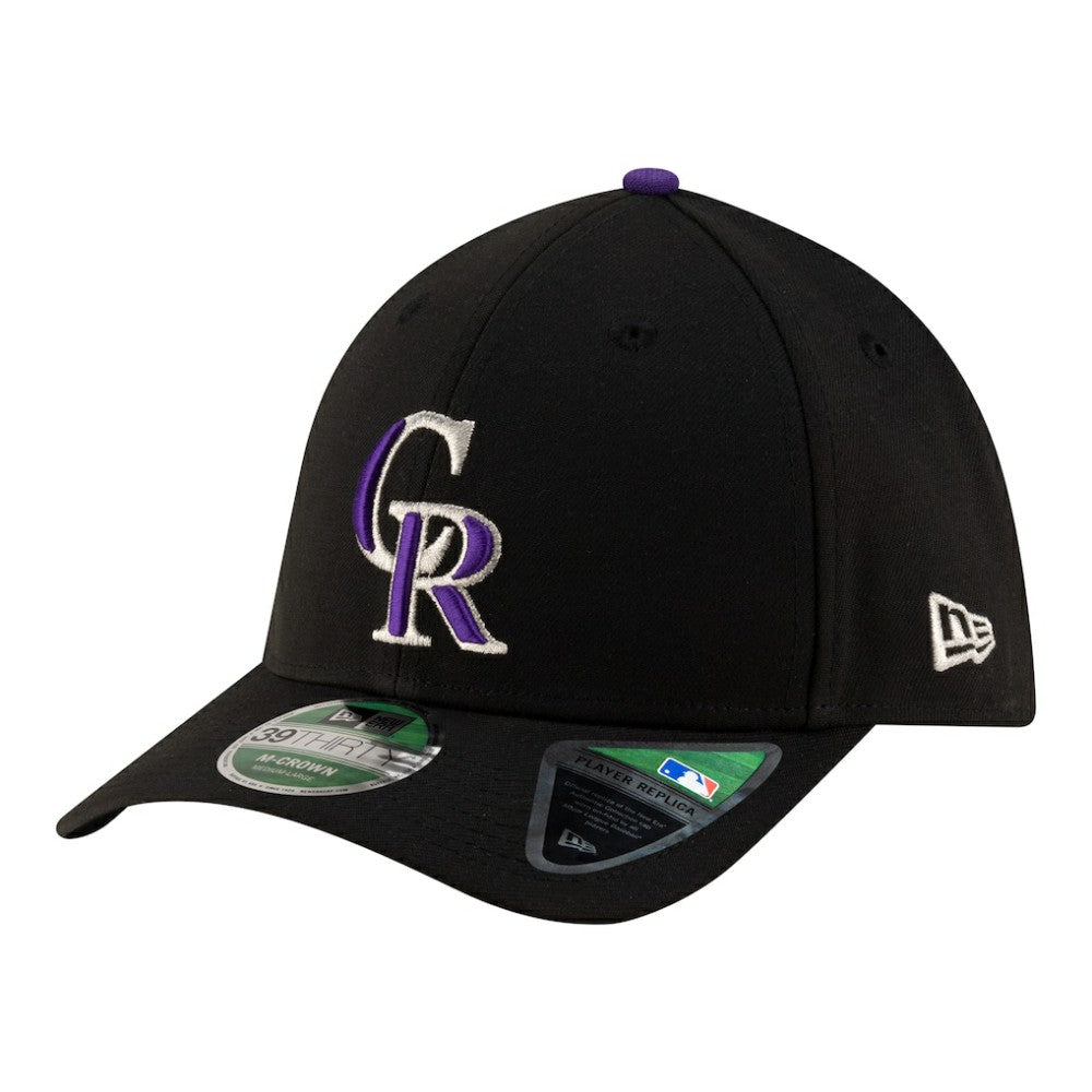 Colorado Rockies New Era Player Replica 39THIRTY M-Crown Flex Hat - Black - New Era Discount
