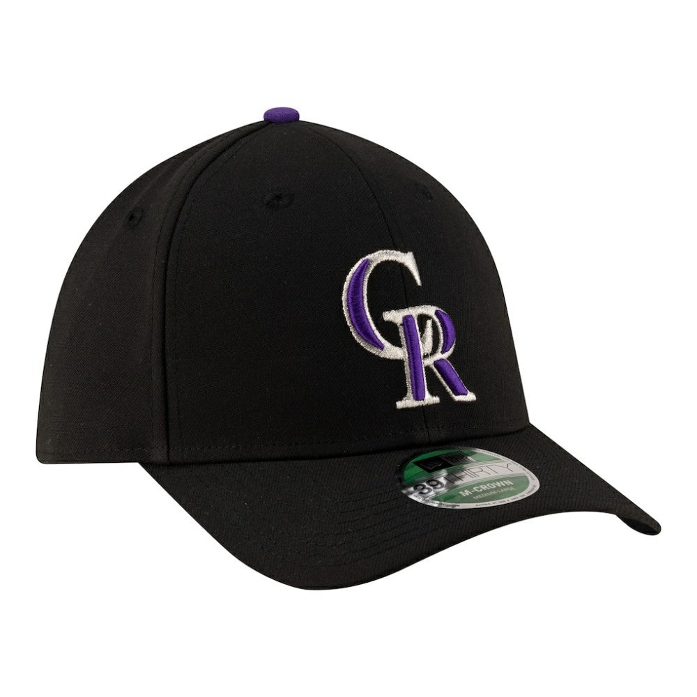 Colorado Rockies New Era Player Replica 39THIRTY M-Crown Flex Hat - Black - New Era Discount