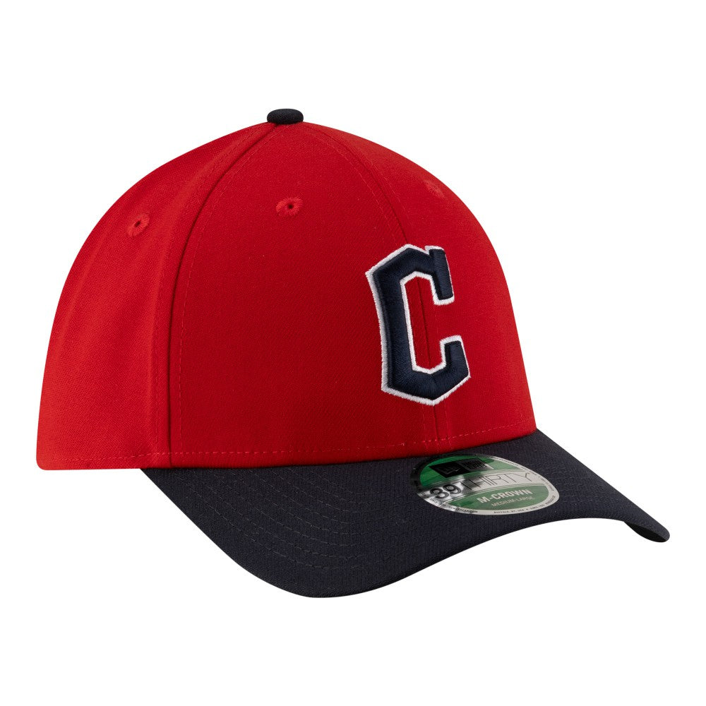 Cleveland Guardians New Era Player Replica 39THIRTY M-Crown Flex Hat - Red - New Era Lifestyle