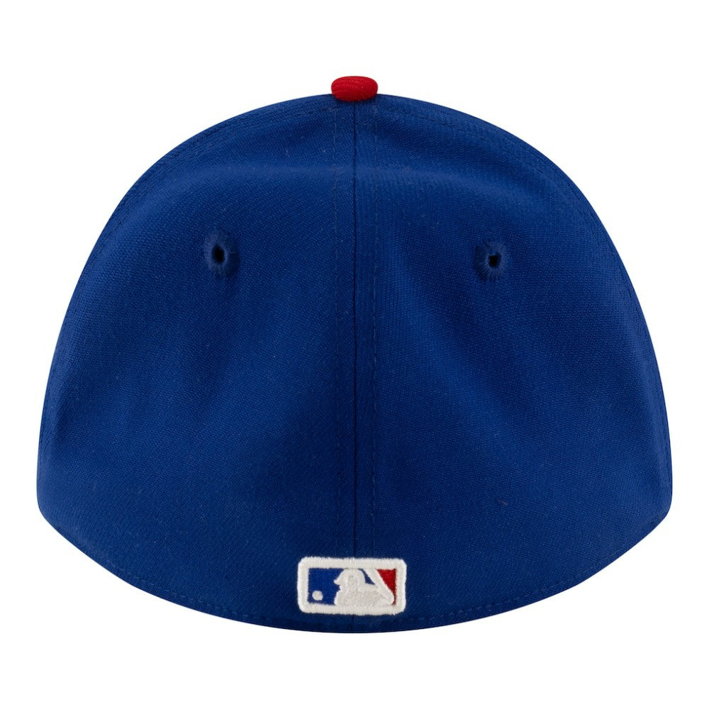 Chicago Cubs New Era Player Replica 39THIRTY M-Crown Flex Hat - White/Royal - New Era Discount