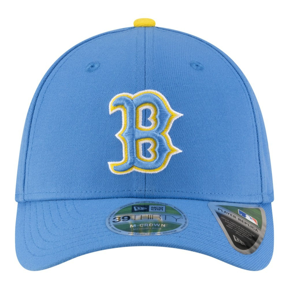 Boston Red Sox New Era Player Replica 39THIRTY M-Crown Flex Hat - Light Blue - New Era Online