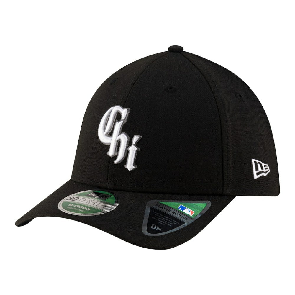 Chicago White Sox New Era Alternate Player Replica 39THIRTY M-Crown Flex Hat - Black - New Era Lifestyle