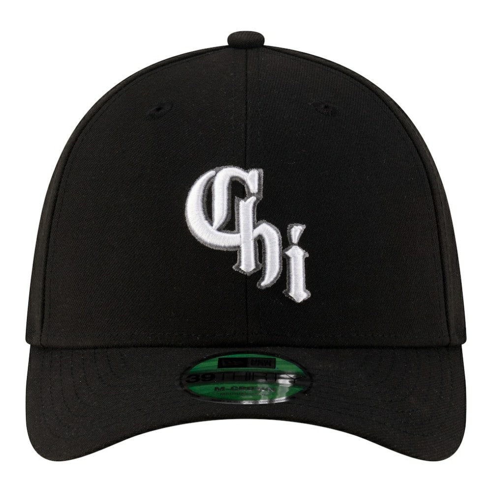 Chicago White Sox New Era Alternate Player Replica 39THIRTY M-Crown Flex Hat - Black - New Era Lifestyle