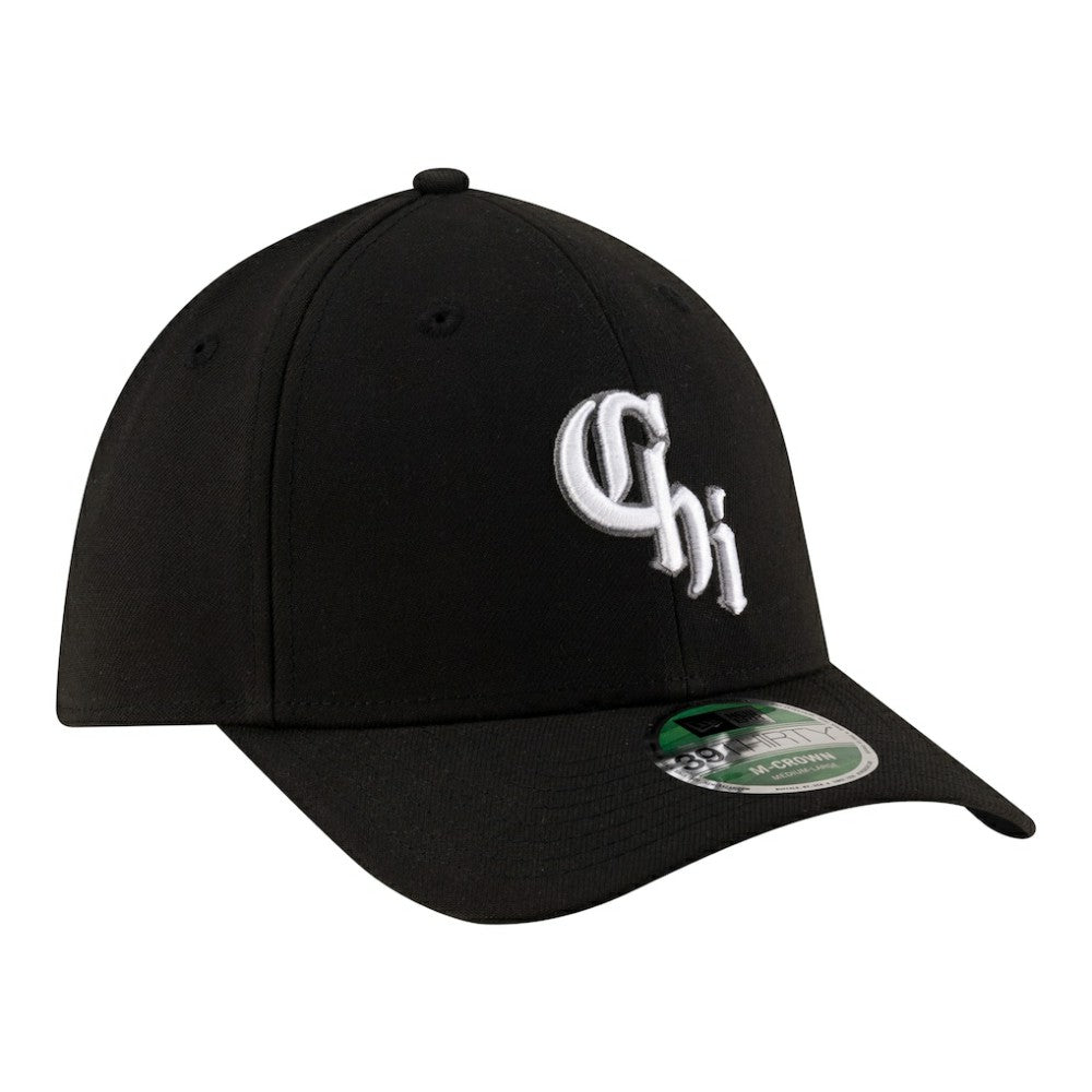 Chicago White Sox New Era Alternate Player Replica 39THIRTY M-Crown Flex Hat - Black - New Era Lifestyle