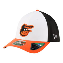 Baltimore Orioles New Era Player Replica 39THIRTY M-Crown Flex Hat - White/Orange - New Era Online